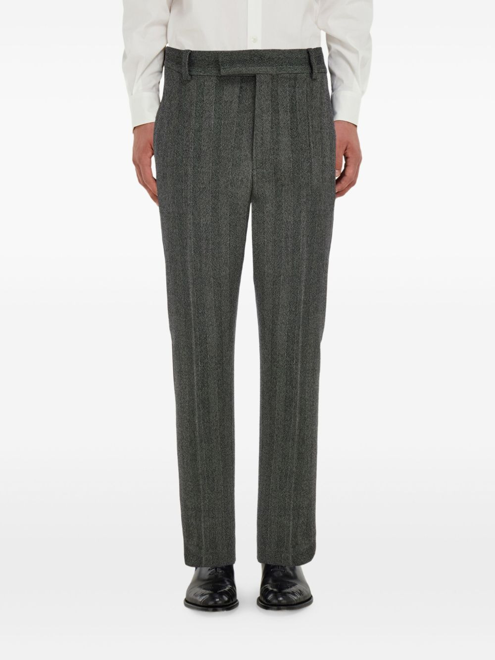 herringbone trousers - 3