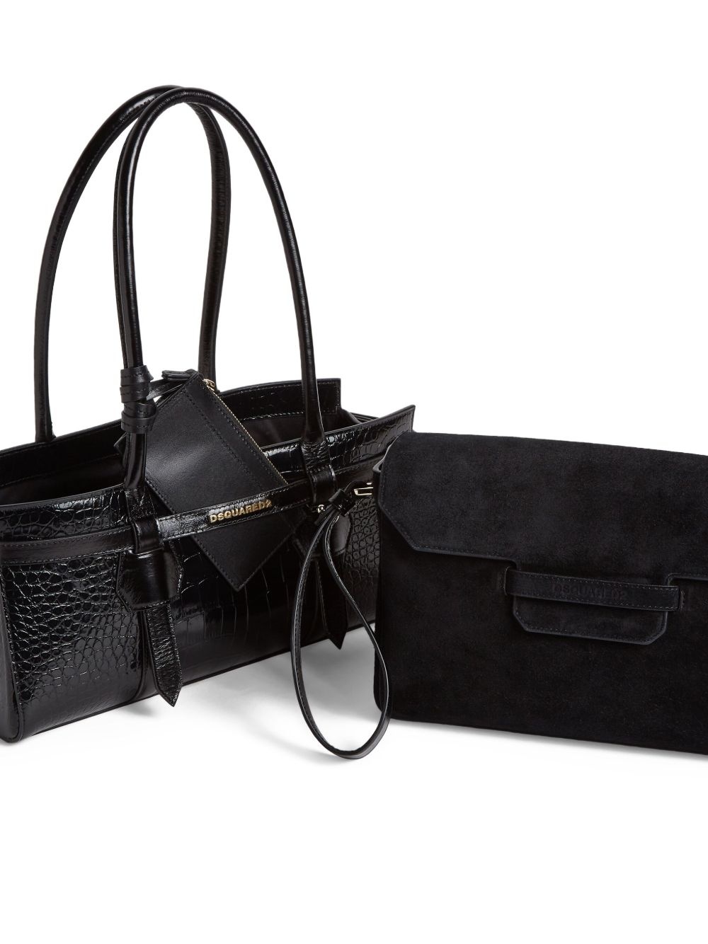 leather tote bag - 4