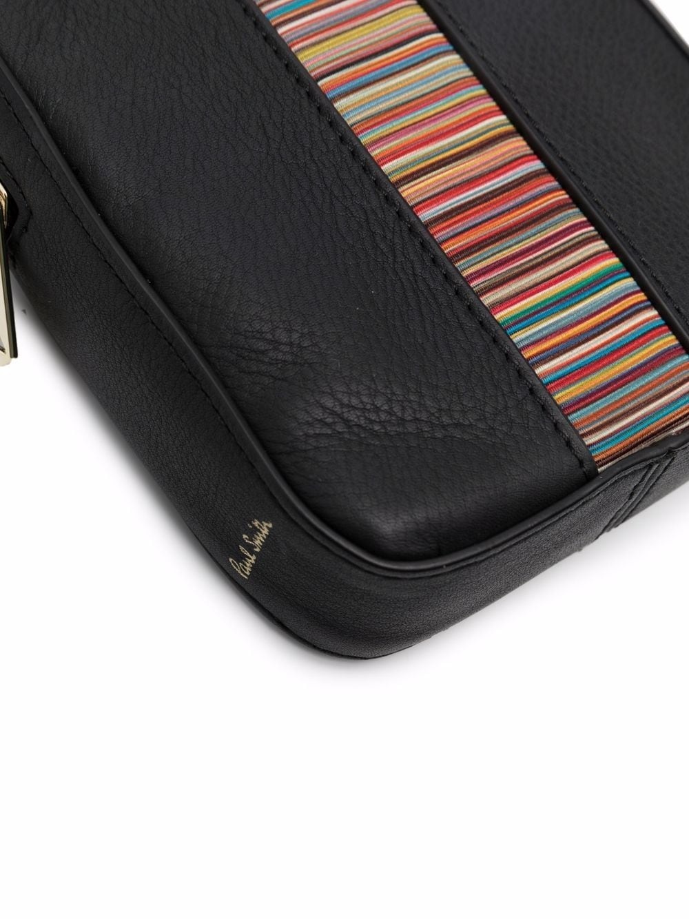 Signature stripe-embellished messenger bag - 4