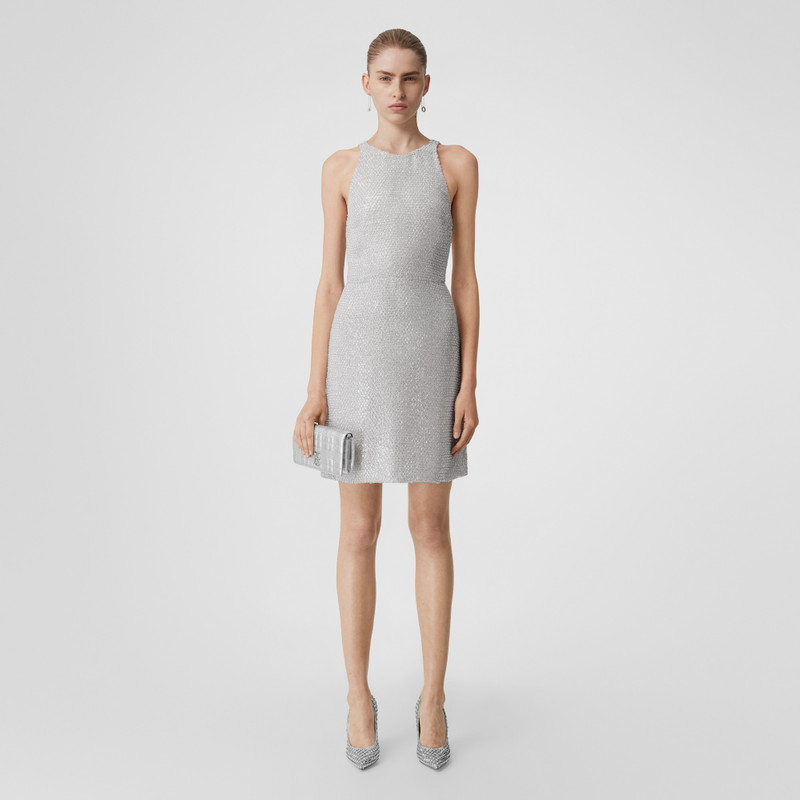 Burberry Sequinned Lamé Mini Dress outlook