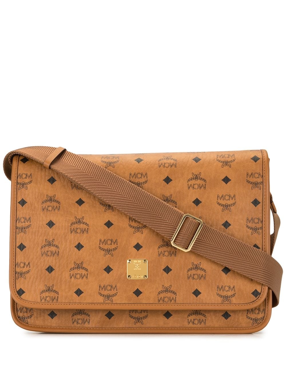 all-over logo crossbody bag - 1