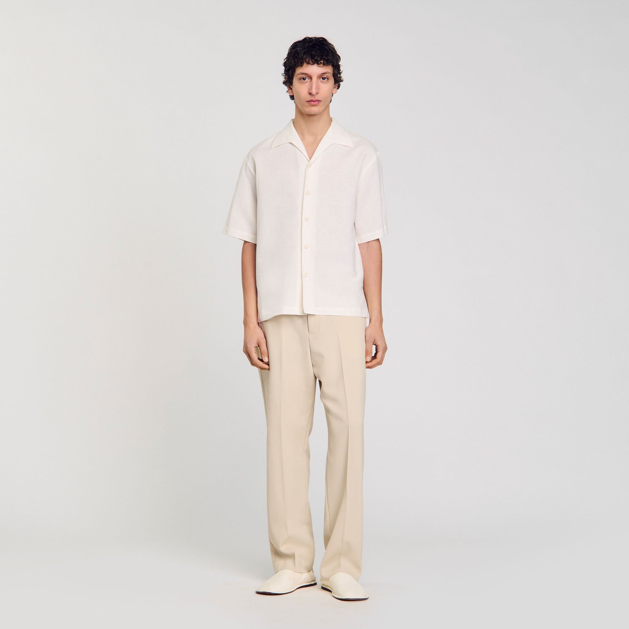 COTTON AND LINEN SHIRT - 2