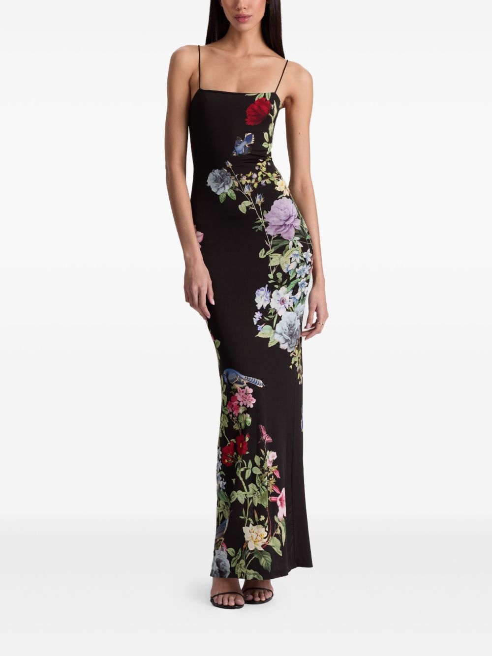 floral-print maxi dress - 2