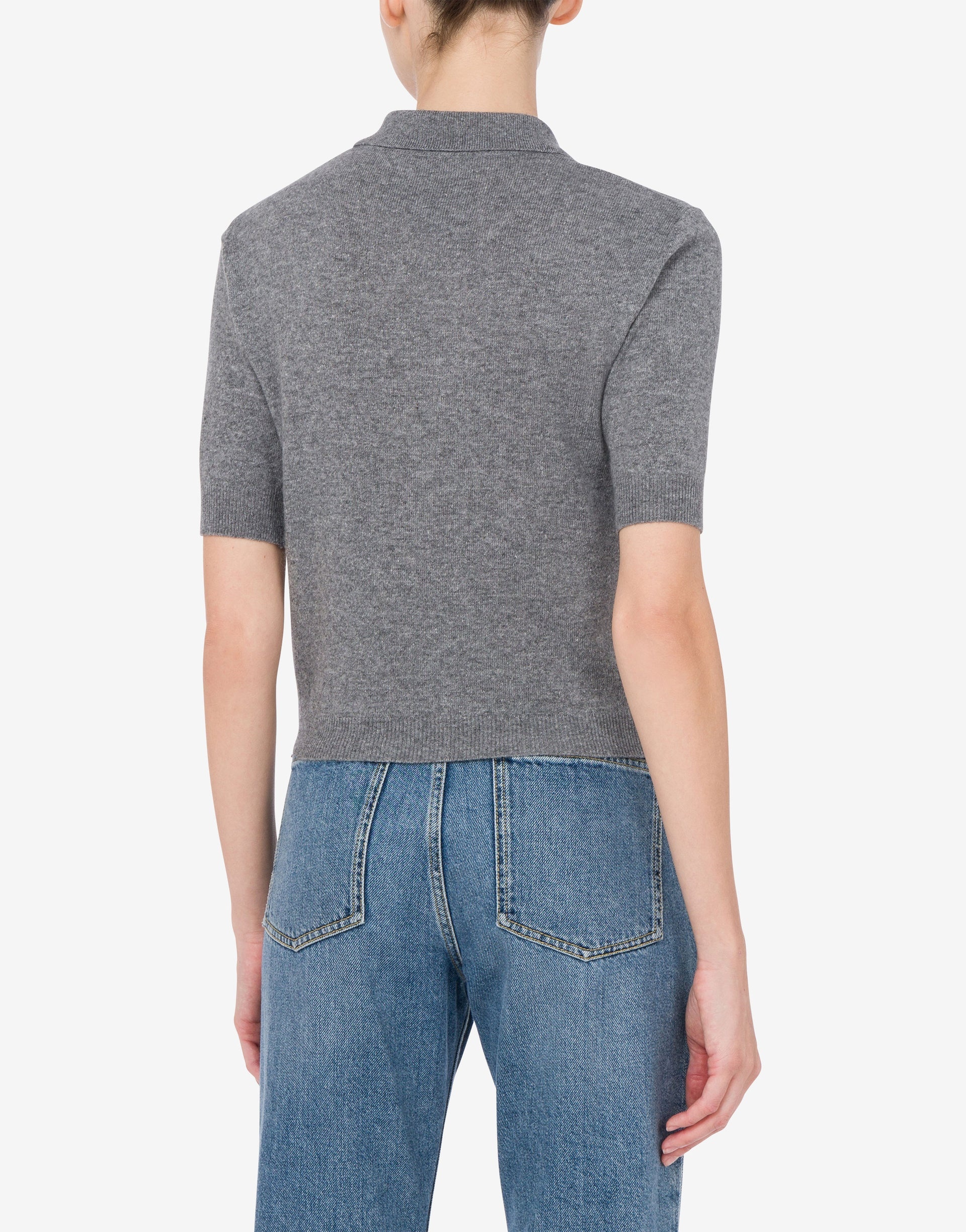 KNIT POLO SHIRT LAUREL CROWN LOGO - 2