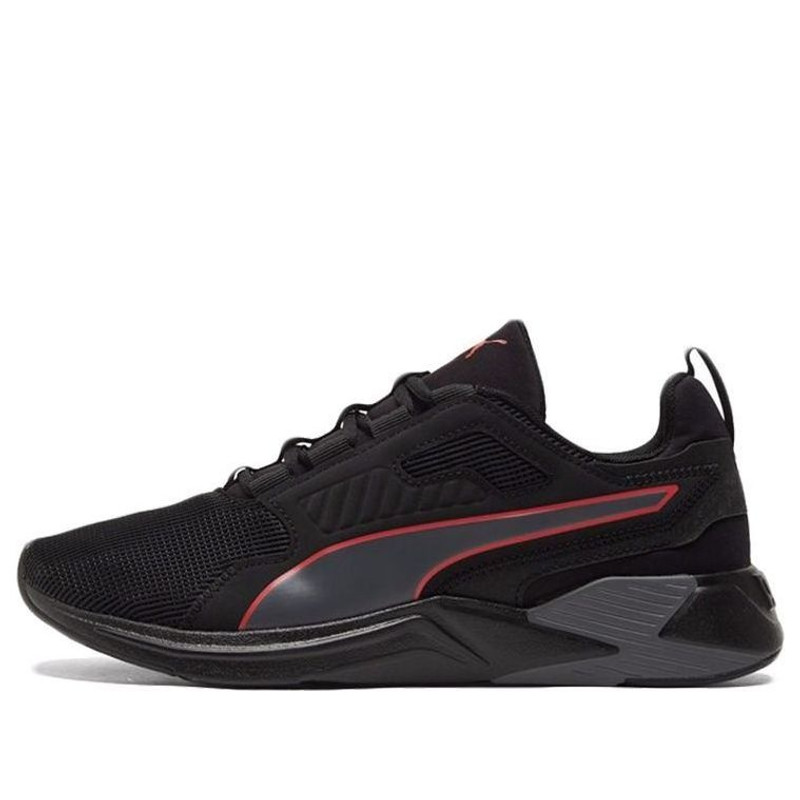PUMA Disperse Xt Low Top Running Shoes Black/Grey/Red 193728-12 - 1