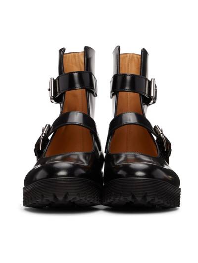 Noir Kei Ninomiya Black High Top Mary Jane Boots outlook