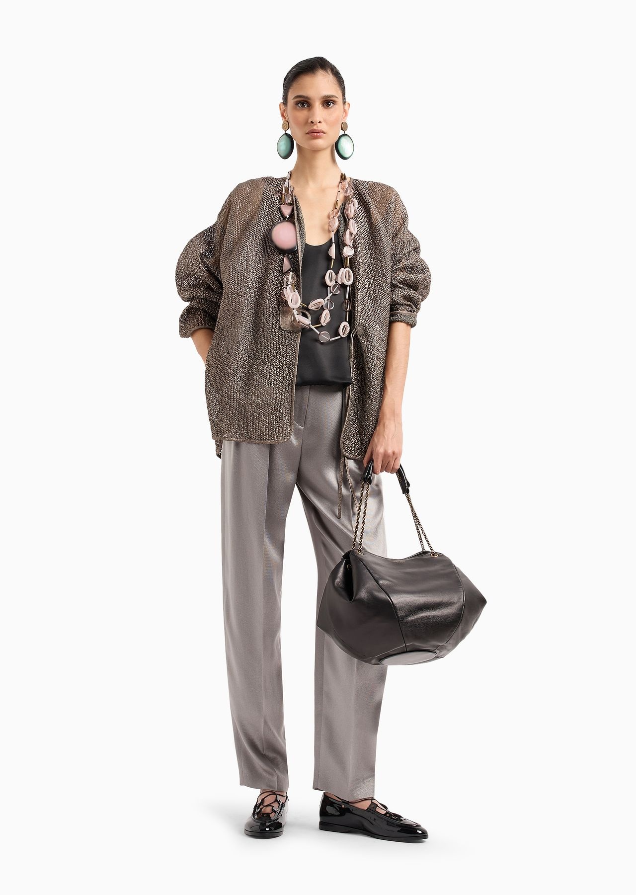 Nappa leather shoulder bag - 6