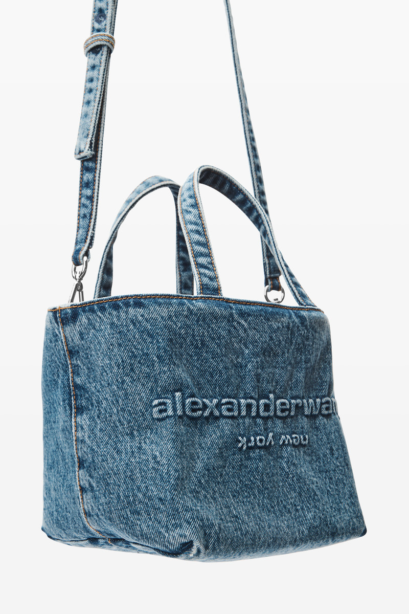 Small Punch Tote in Vintage Medium Indigo 2