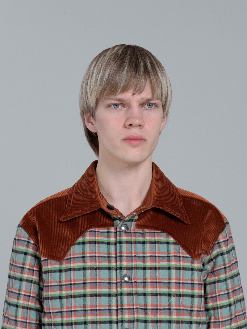 REVERSIBLE CHECK COTTON FLANNEL JACKET 4