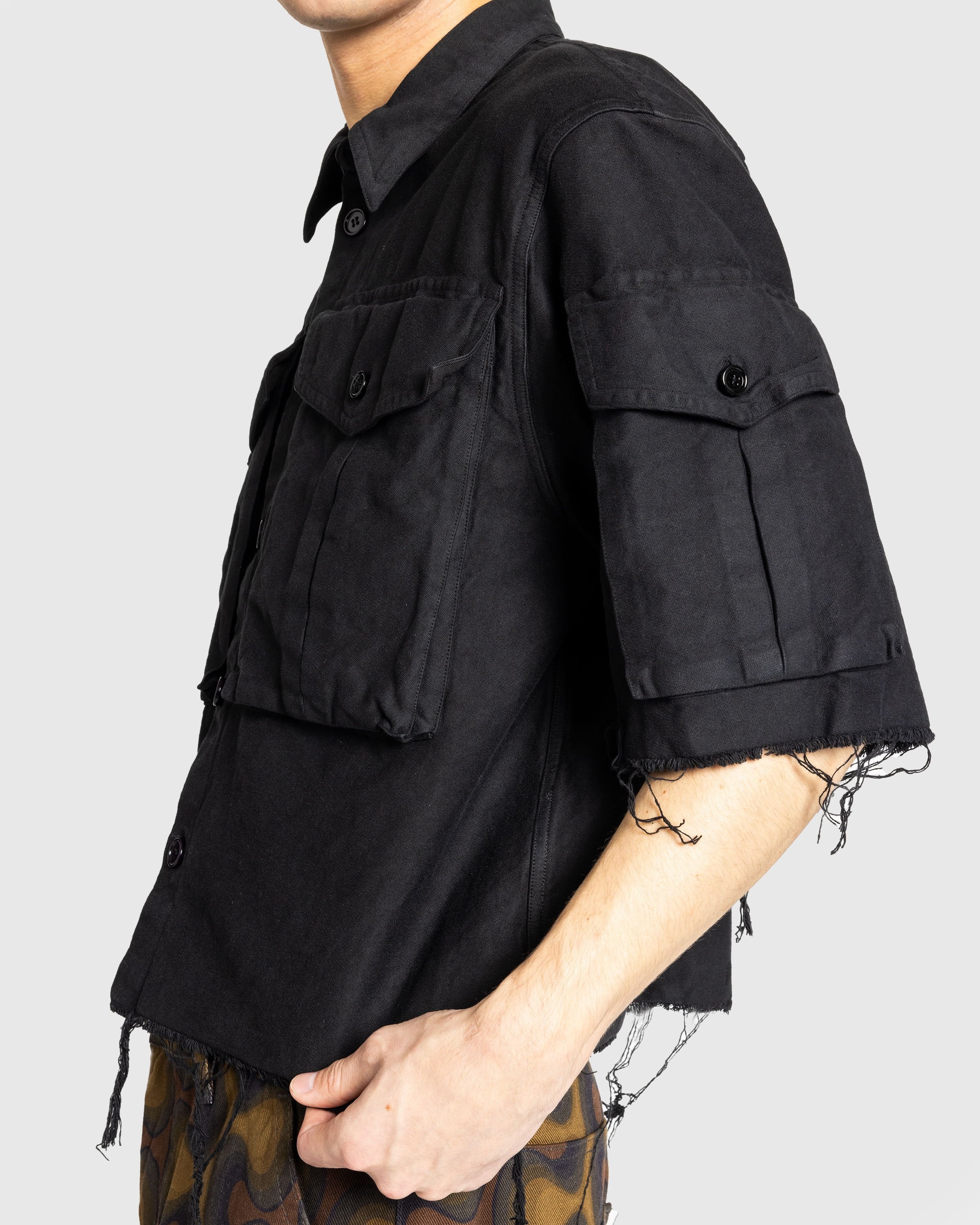 Dries van Noten – Century Cargo Shirt Black - 5