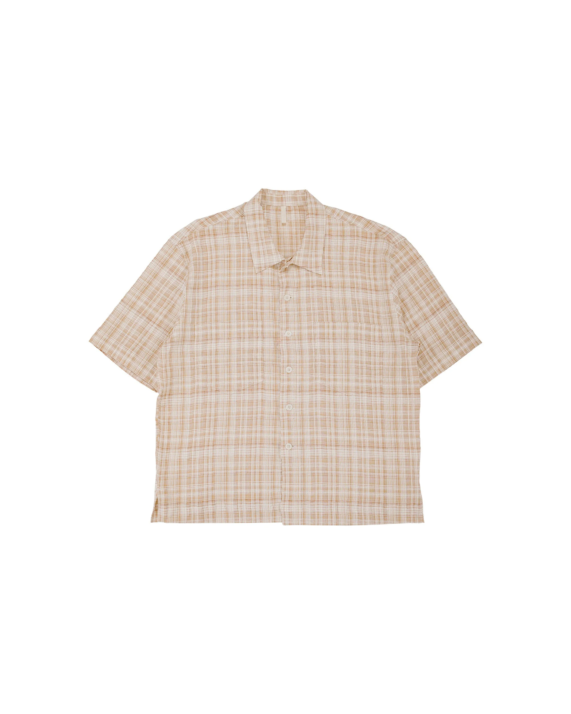 Adam Check Shirt 150 Sand - 1