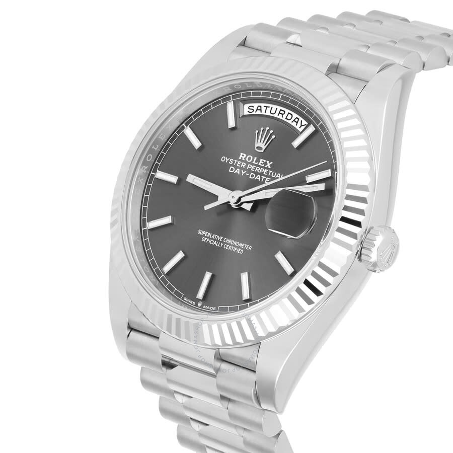 Rolex Day-date Automatic Chronometer Grey Dial Men's Watch 228239RSP - 3