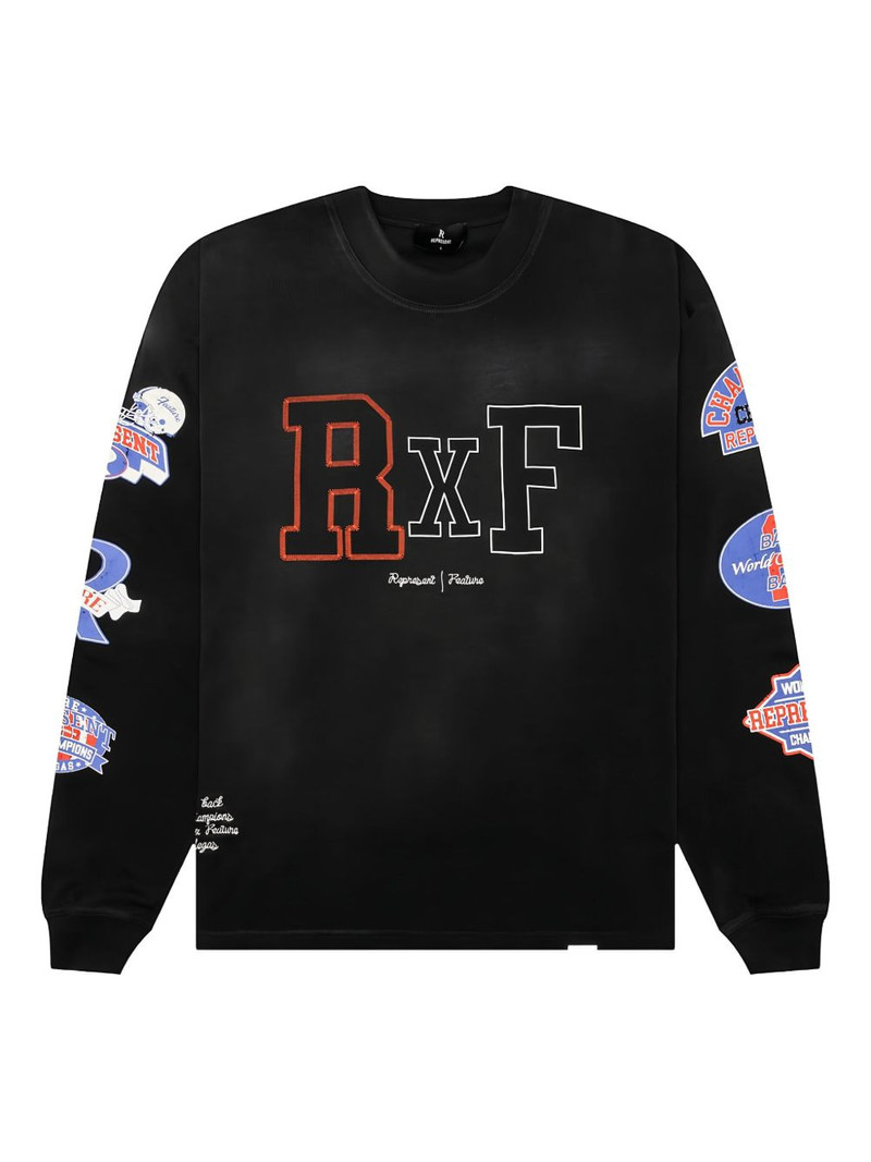 logo-embroidered long-sleeve t-shirt 1