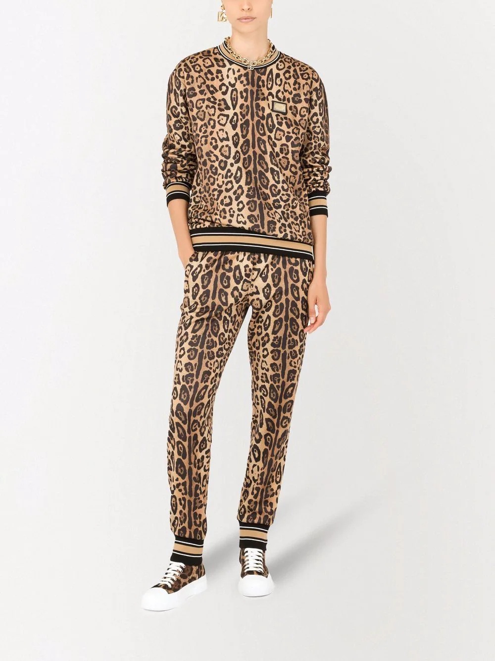 leopard-print sweatshirt - 2