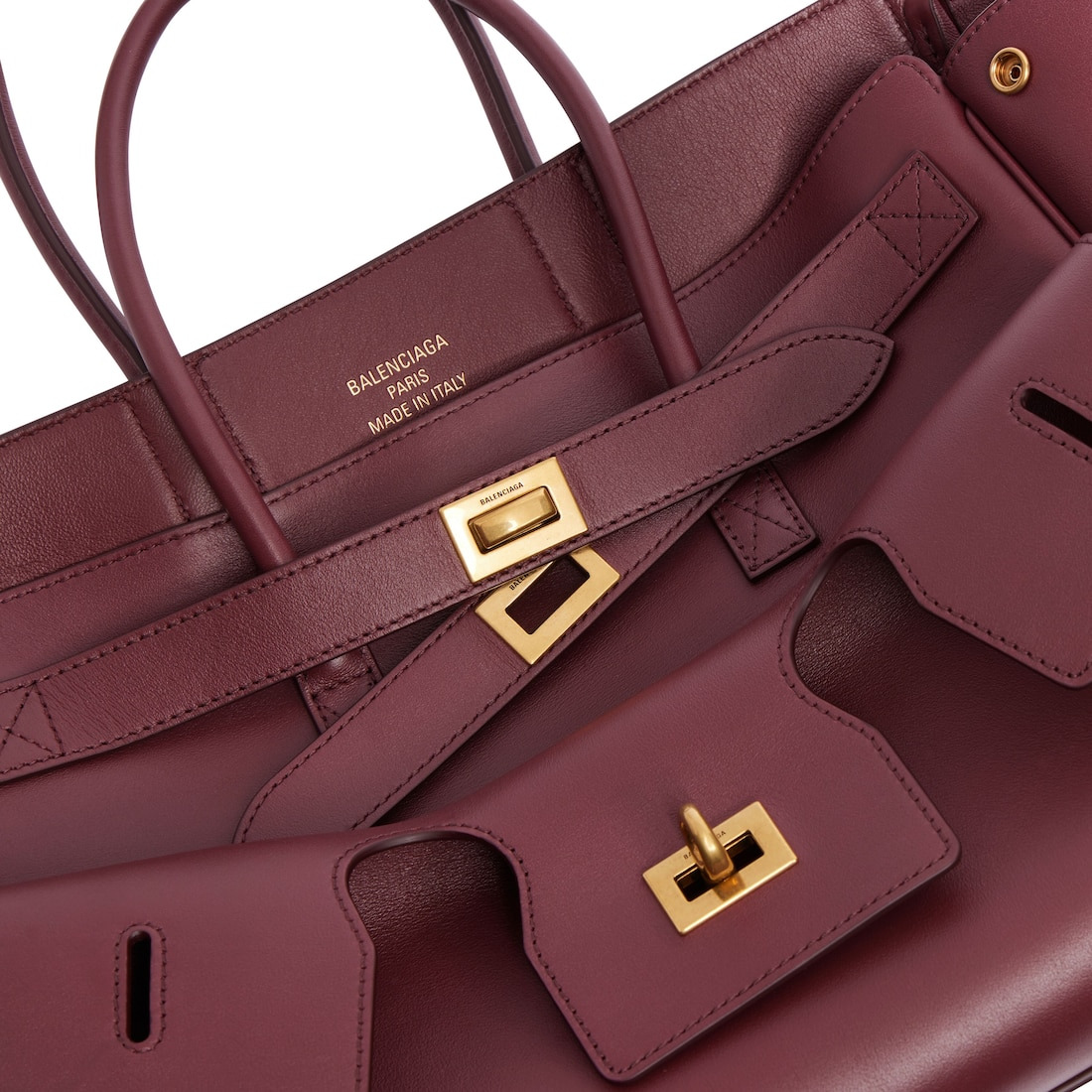 Women's Bel Air Small Carry All Bag in Dark Burgundy - 6
