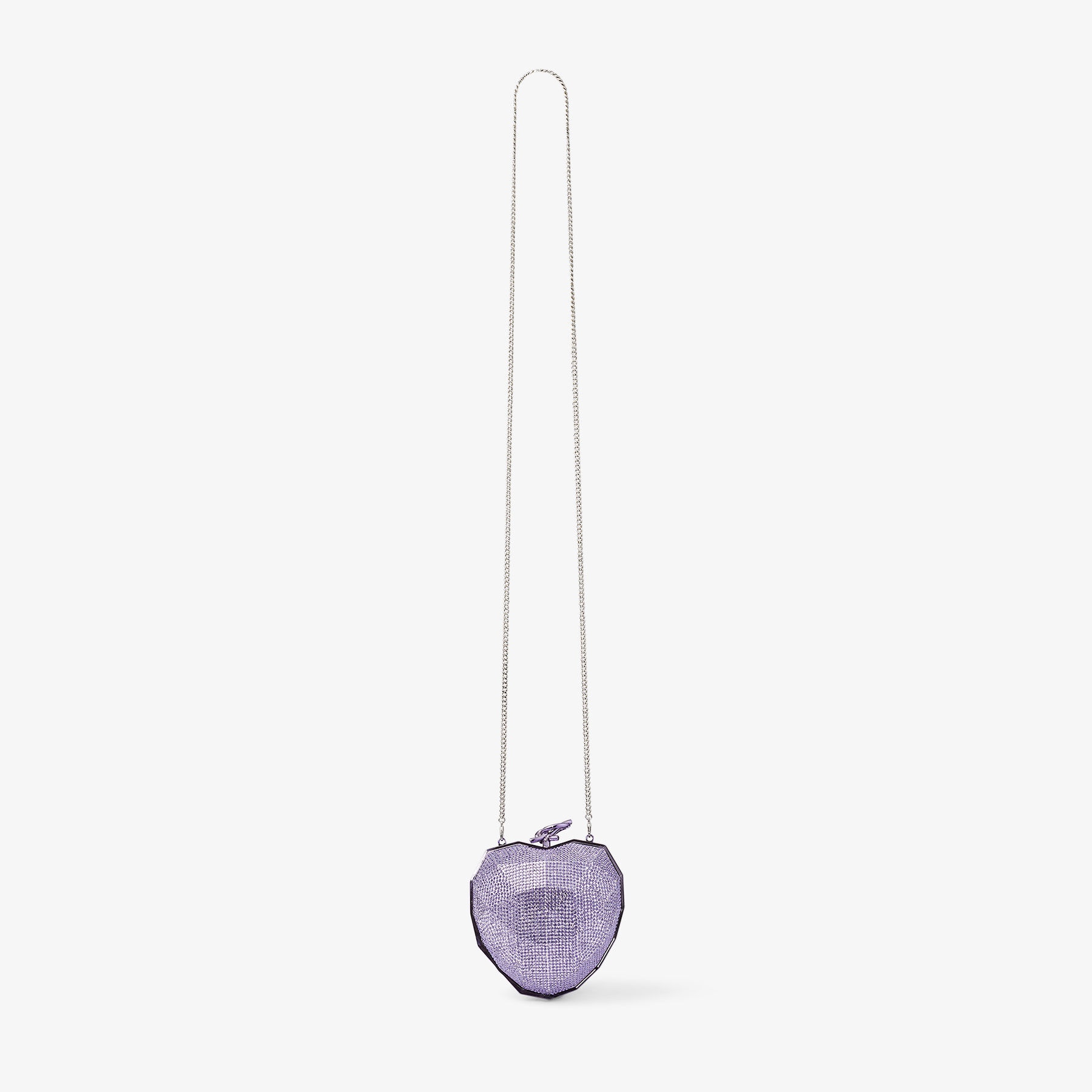 Faceted Heart Clutch
Tanzanite Lucite Faceted Heart Clutch Bag - 5