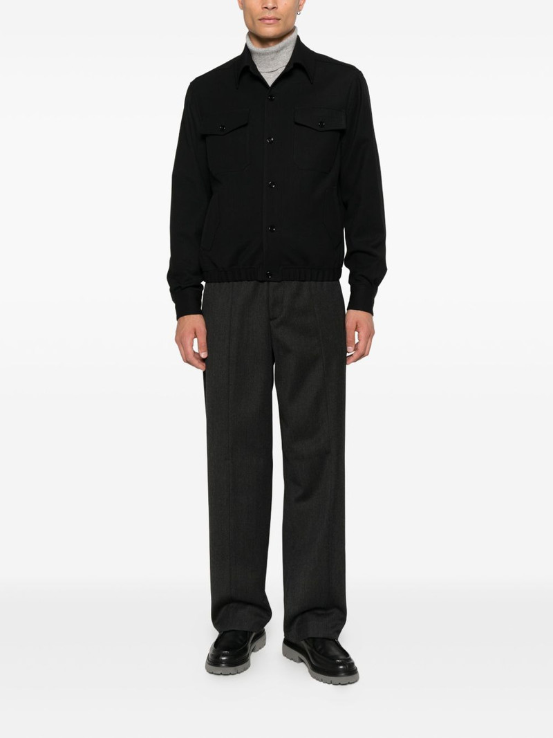 LARDINI button-front shirt jacket outlook