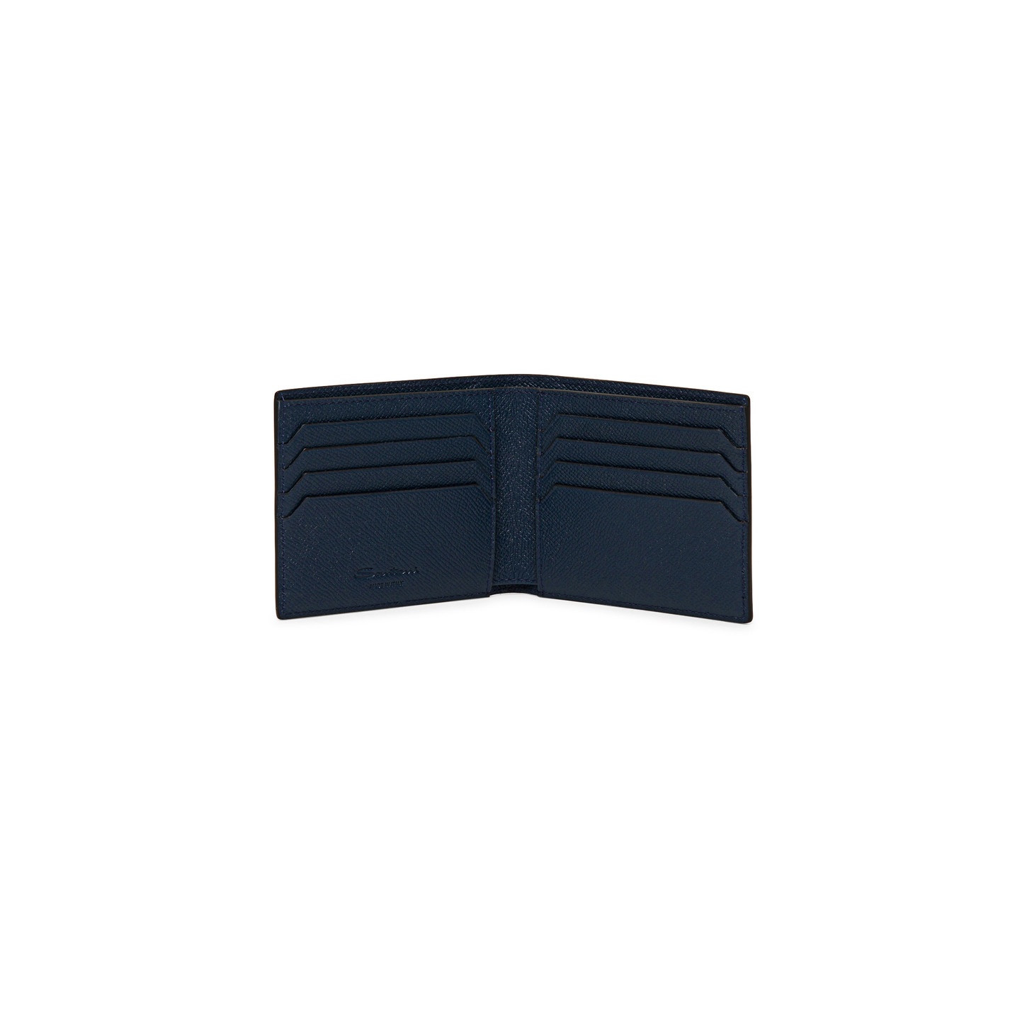 Blue saffiano leather wallet - 3