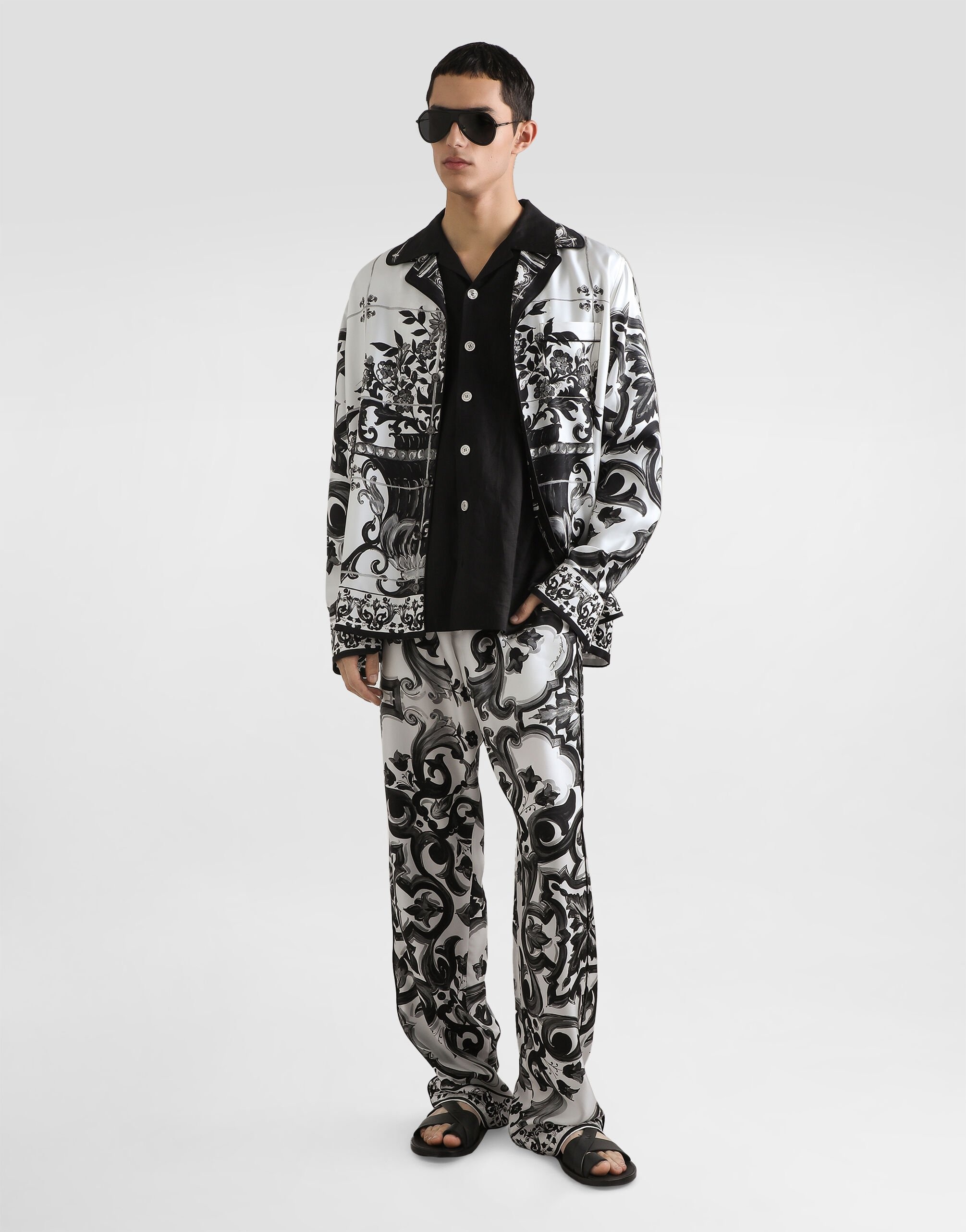 Majolica-print twill vanity shirt - 2