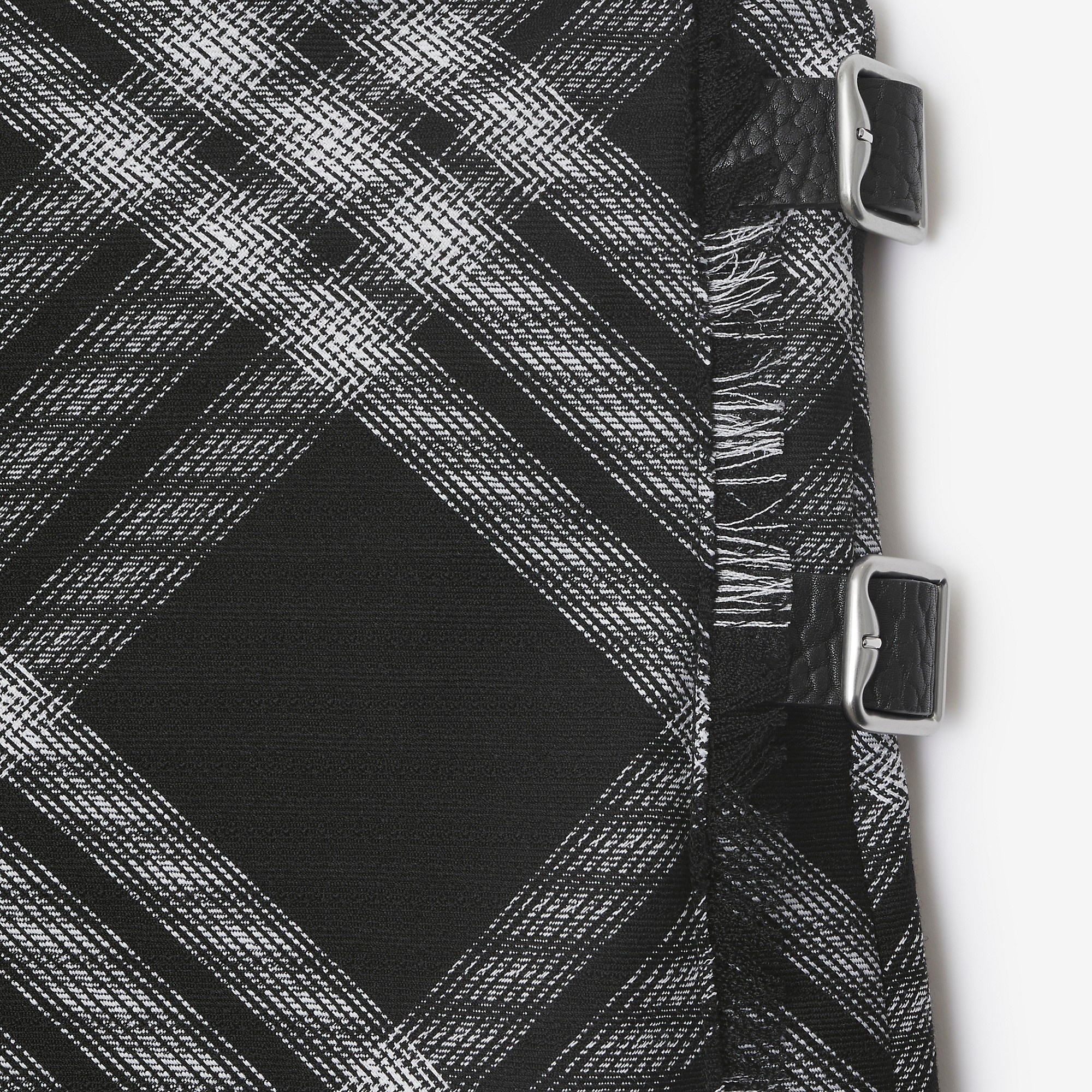 Check Wool Kilt Dress - 6