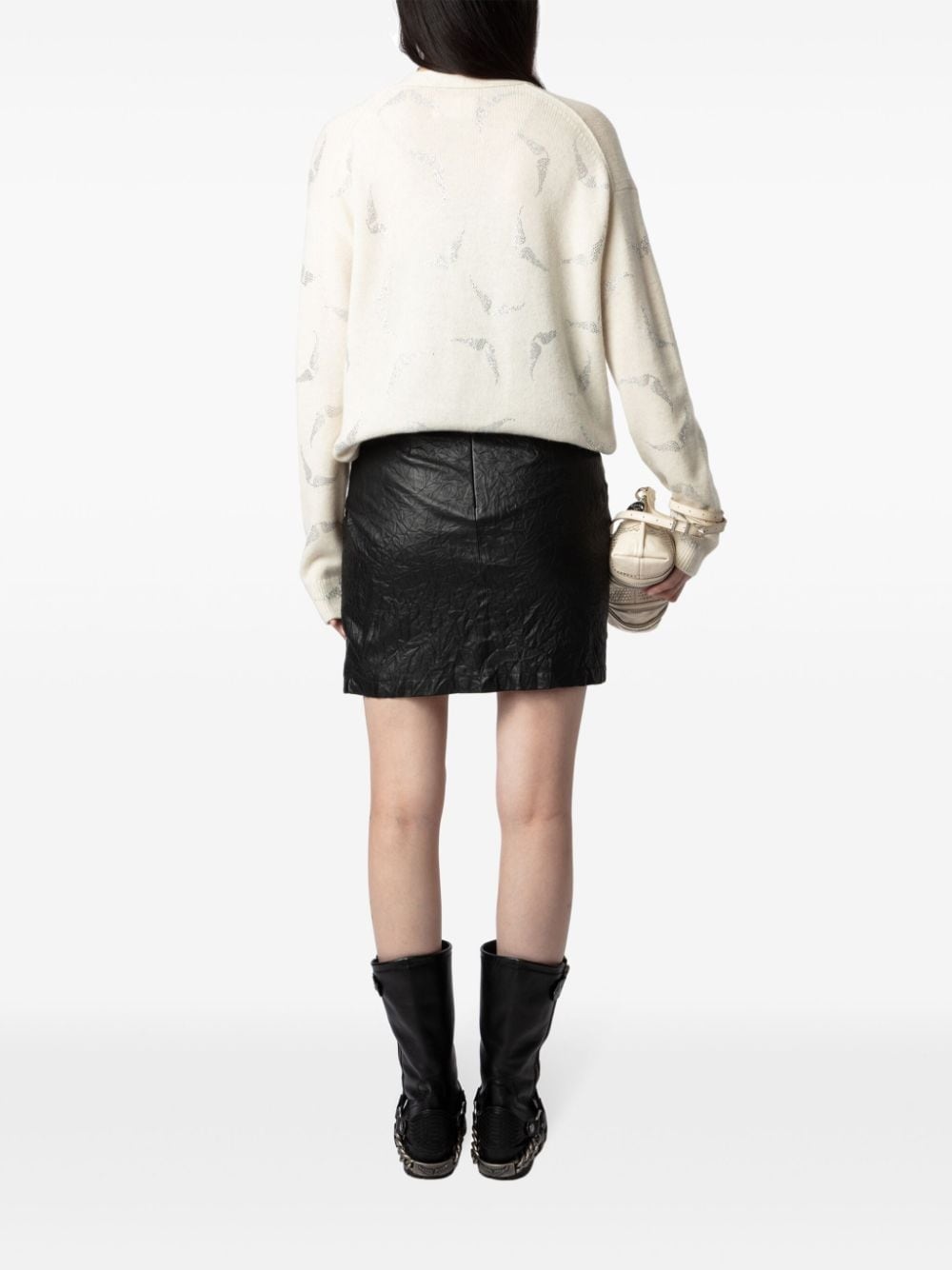 Mirka Strass Wings cardigan - 3