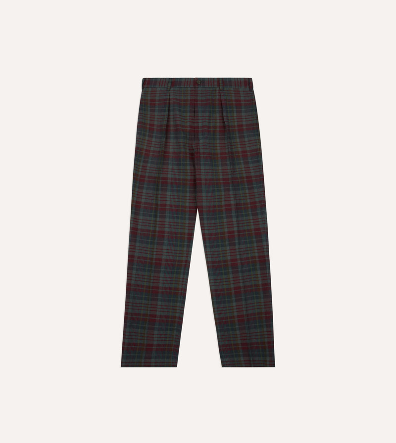 Madras Check Games Trouser - 1