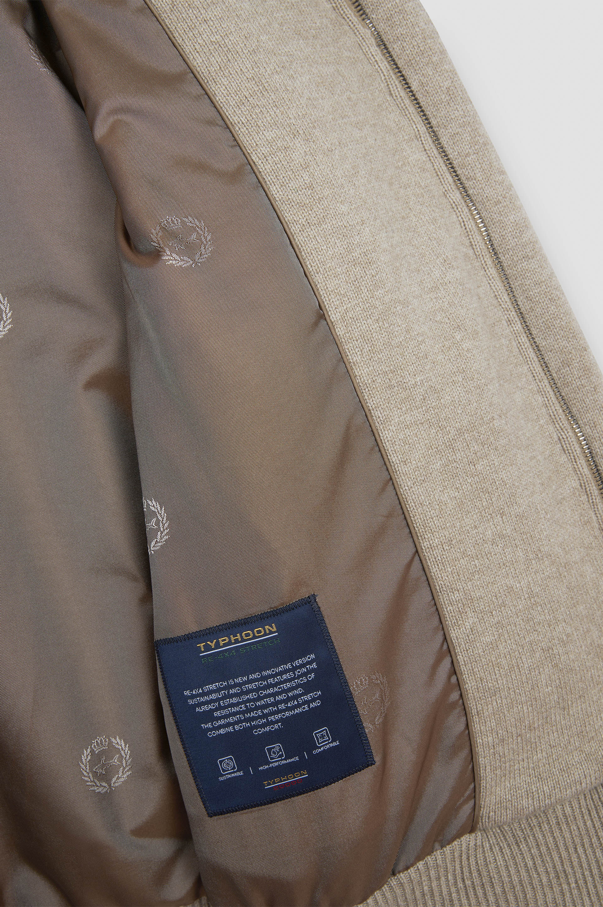 HYBRID JACKET IN WOOL AND CASHMERE WITH SUEDE AND TYPHOON® RE-4X4 STRETCH DETAILS - 8