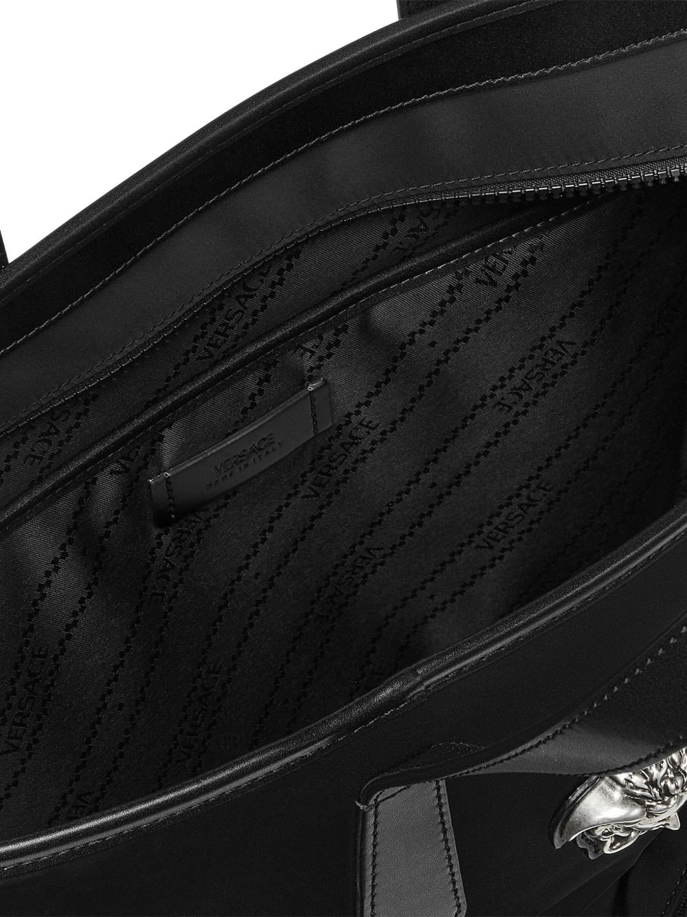 medusa-plaque pocket tote bag - 5