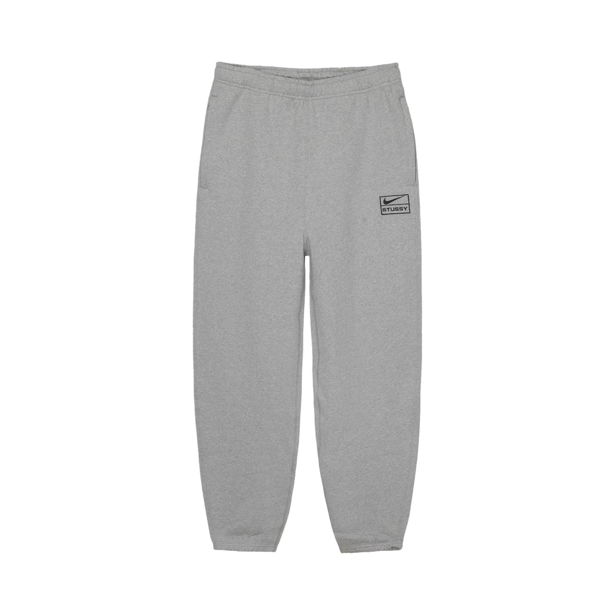 Stussy x Nike Fleece Pant 'Dark Grey Heather' - 1