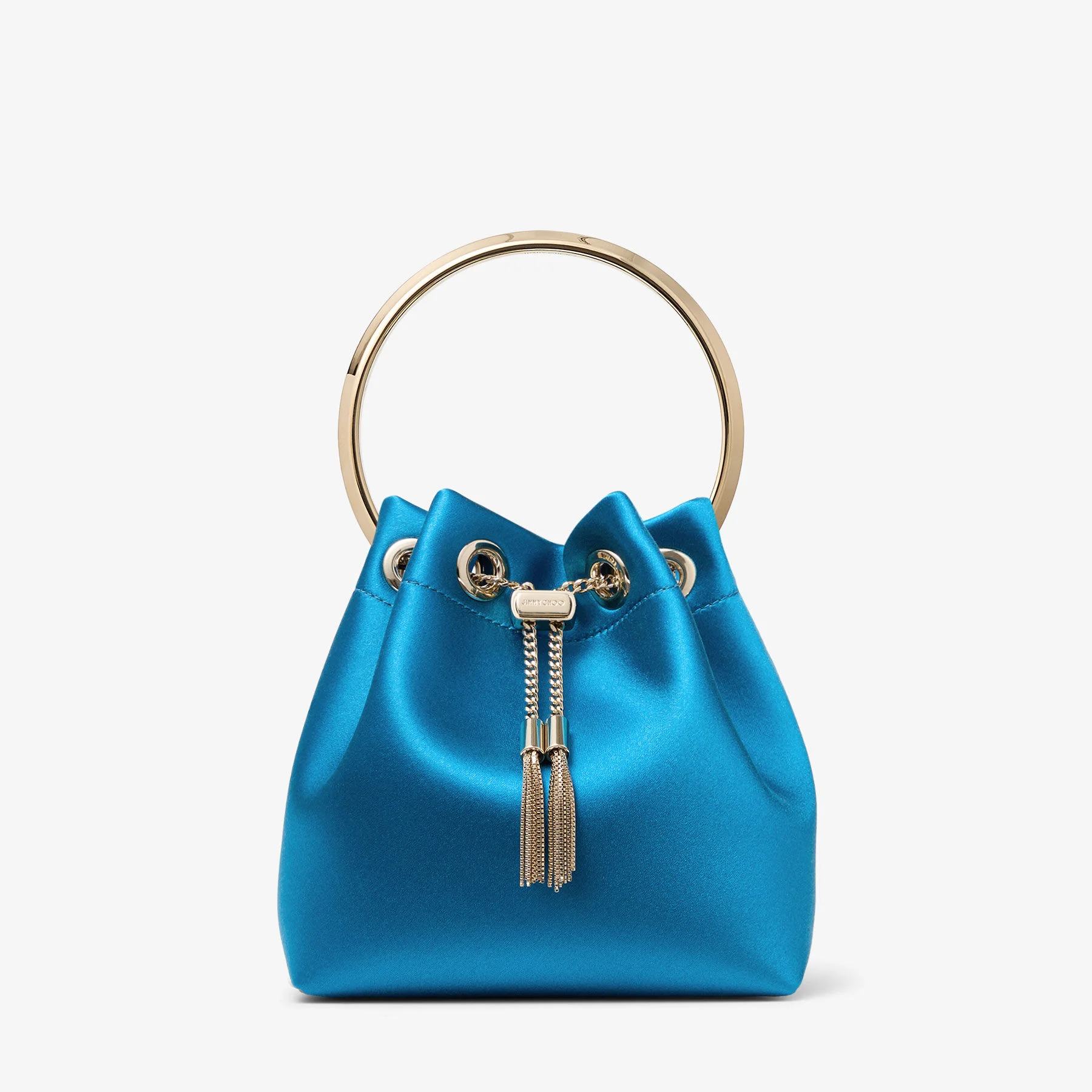 Bon Bon Lagoon Satin Bucket Bag - 1