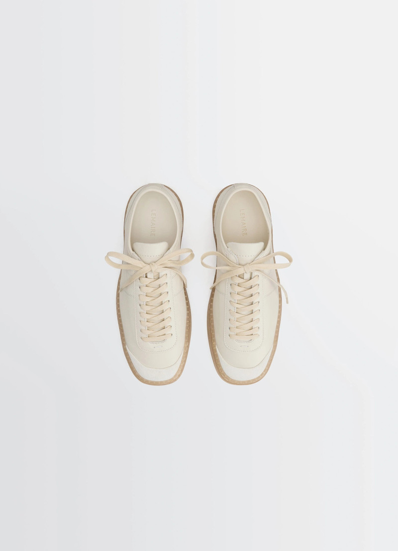 LINOLEUM LACED UP TRAINERS 5