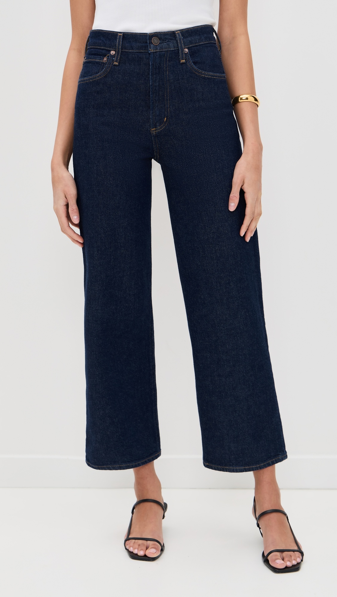 High Rise Wide Leg Ren Jeans - 6