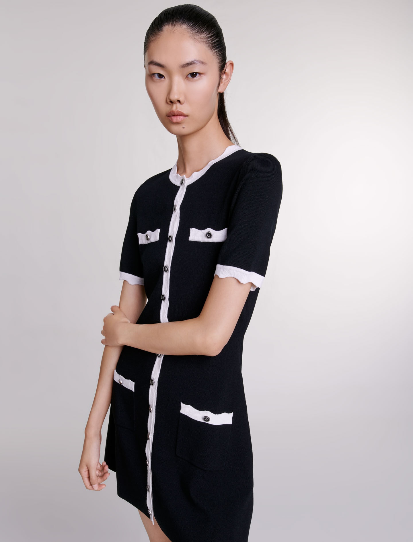 Short knit dress - 7