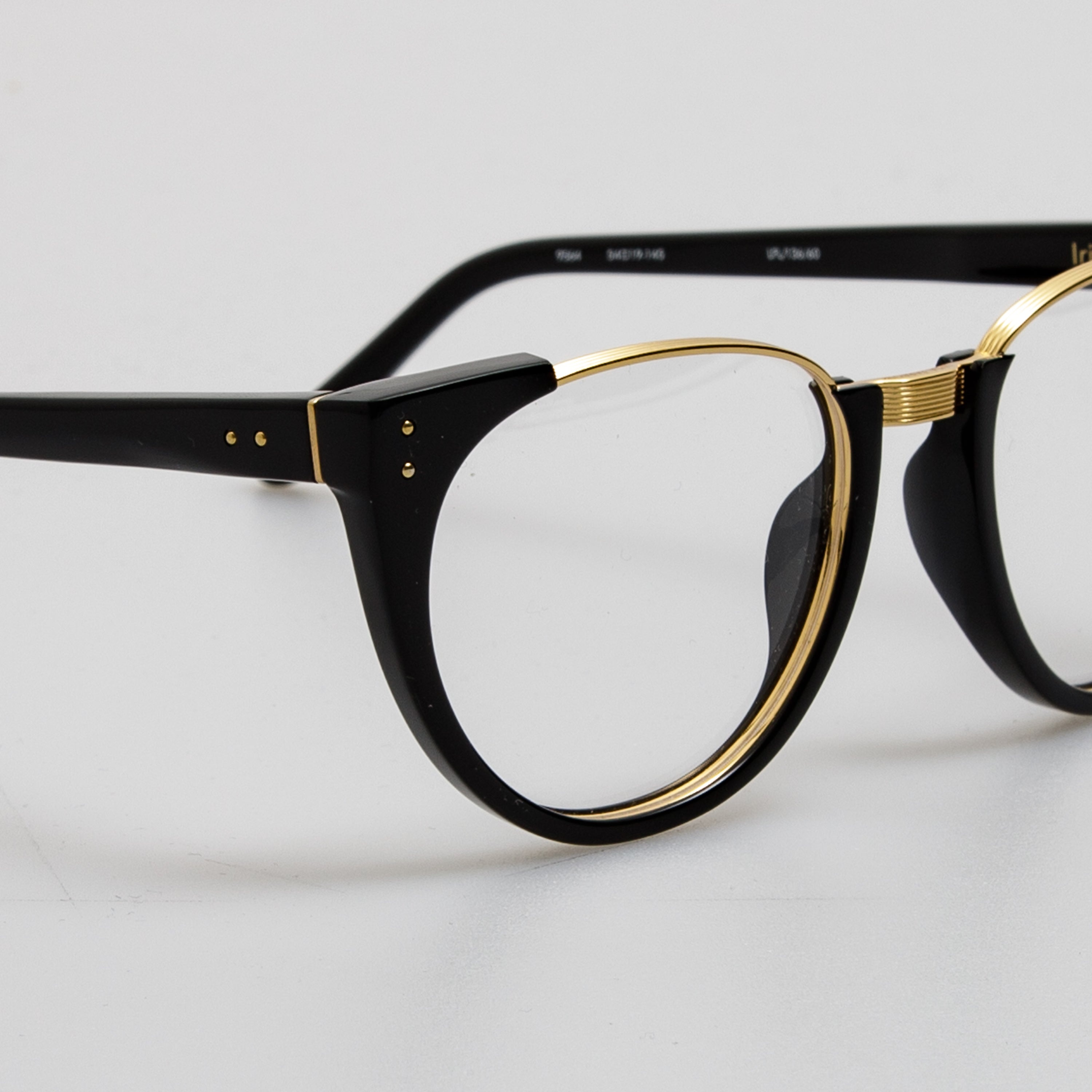 Iris Oval Optical Frame in Black - 3