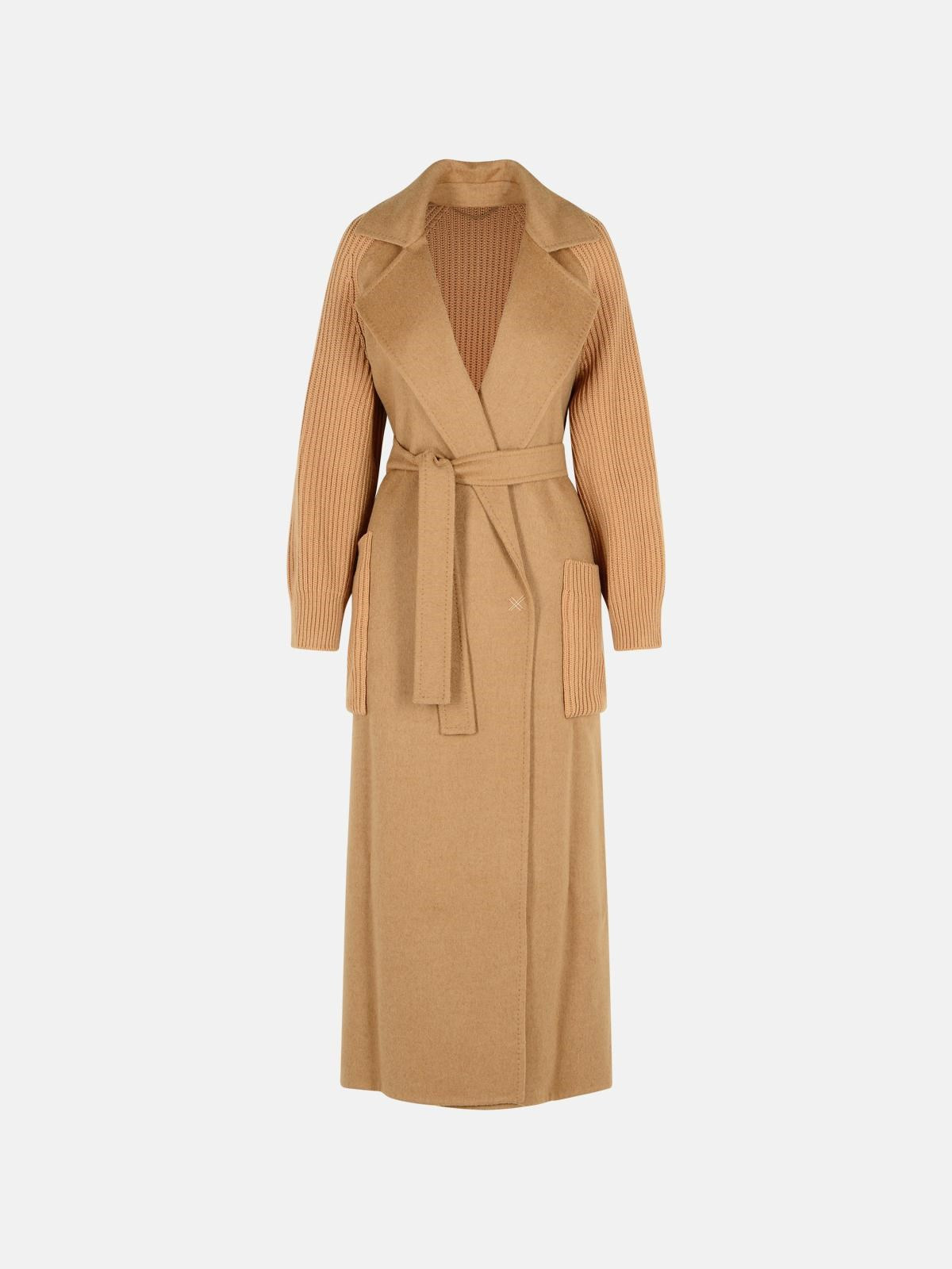 'BERARD 1234' CAMEL WRAP COAT - 1