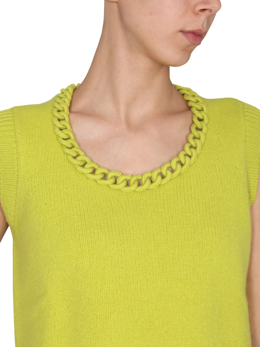 Bottega Veneta Women Vest With Crochet Chain - 3