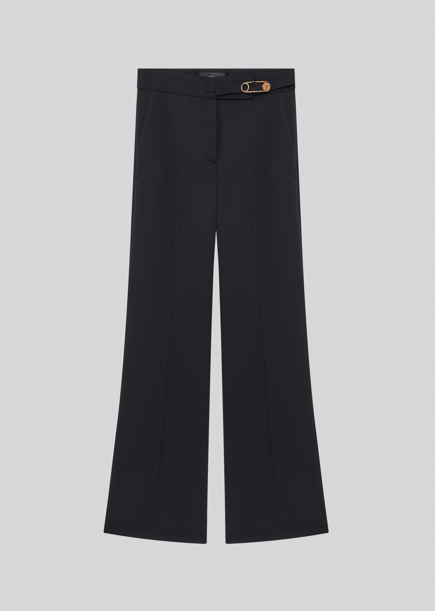 Safety Pin Wool Granite Trousers - 1