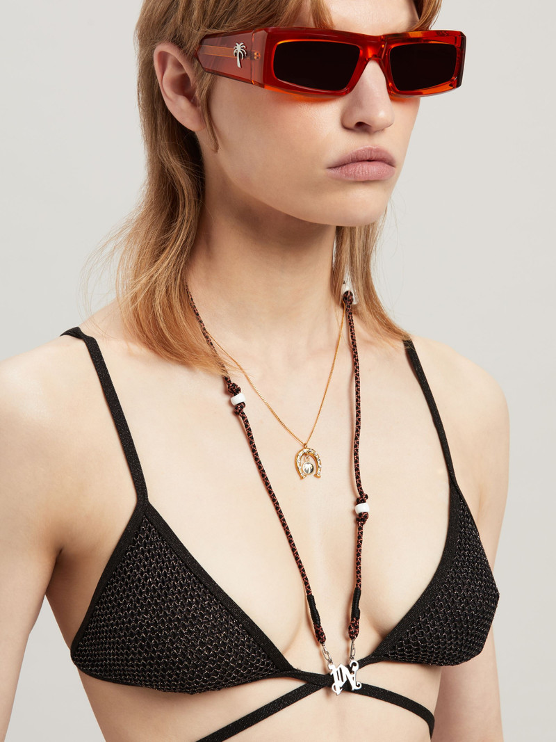 Lurex Triangle Bikini Top 6