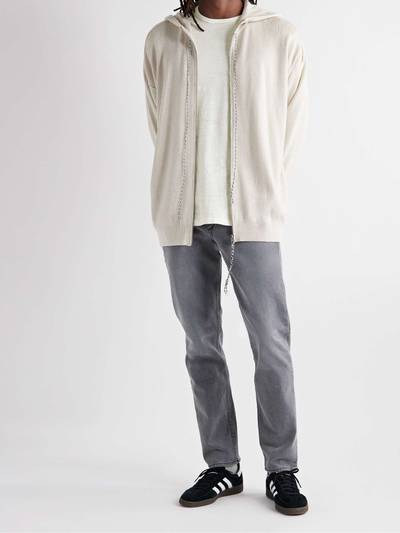 rag & bone Classic Flame Slub Cotton-Jersey T-Shirt outlook