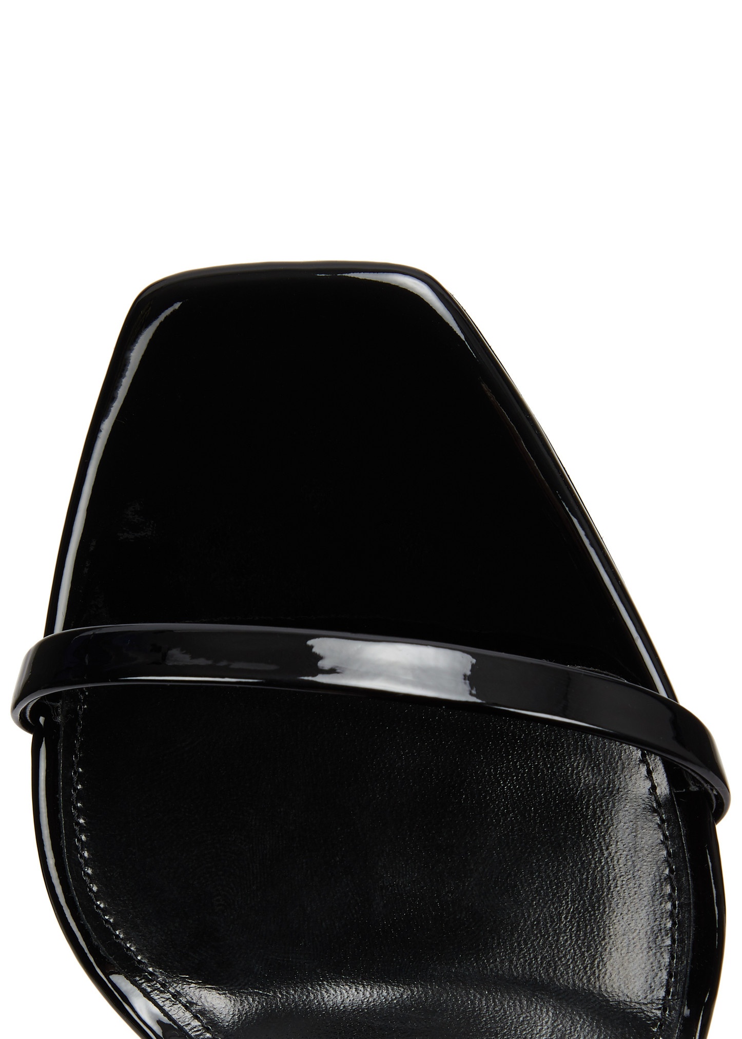 Opyum 85 logo patent leather sandals - 4