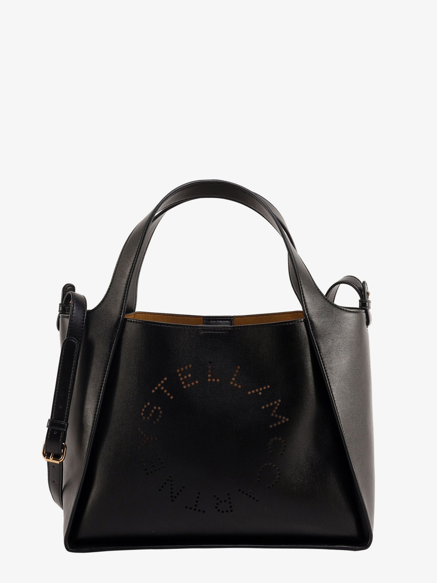 Stella Mccartney Woman Stella Logo Woman Black Shoulder Bags - 1