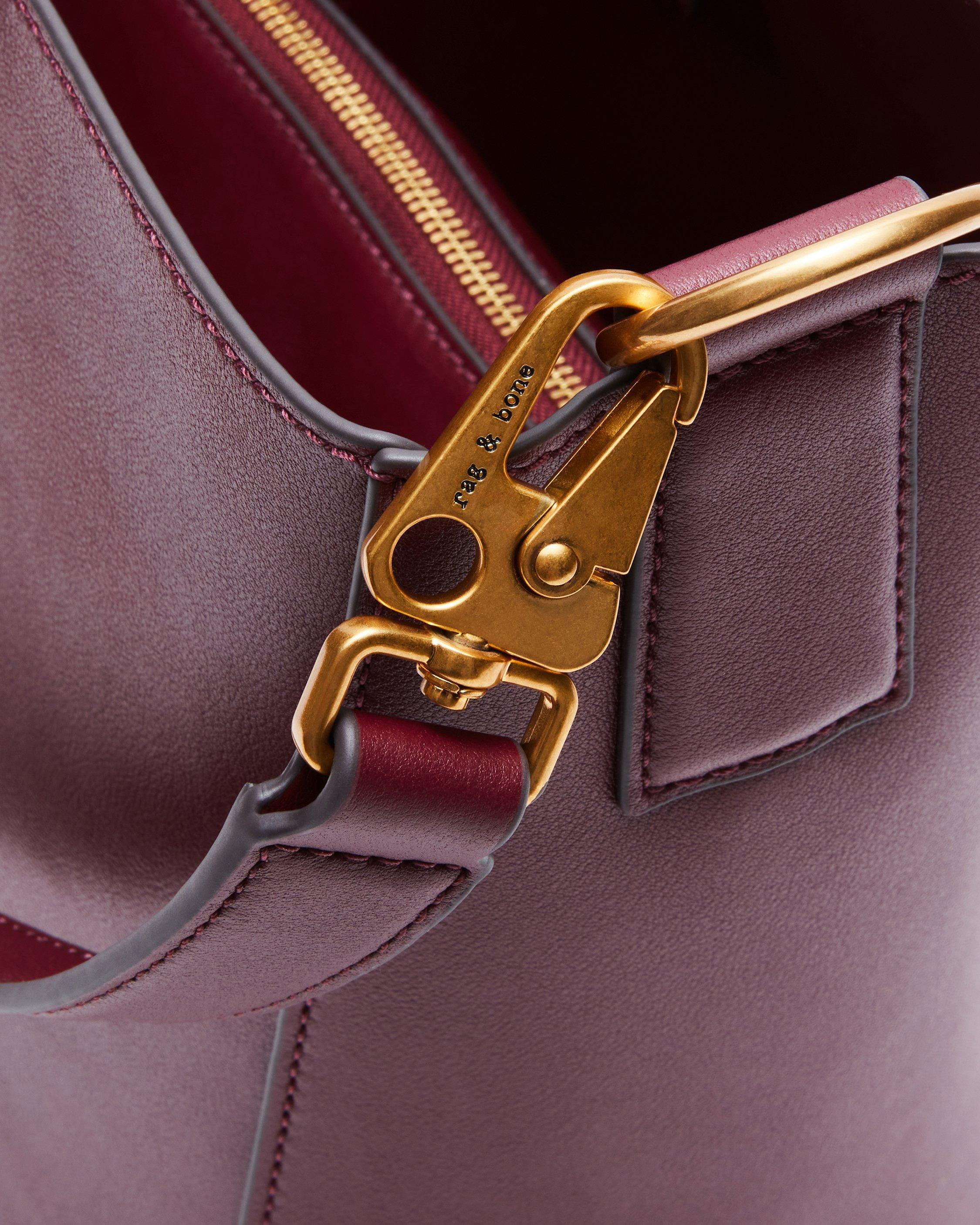 Parker Leather Bucket Bag - 7