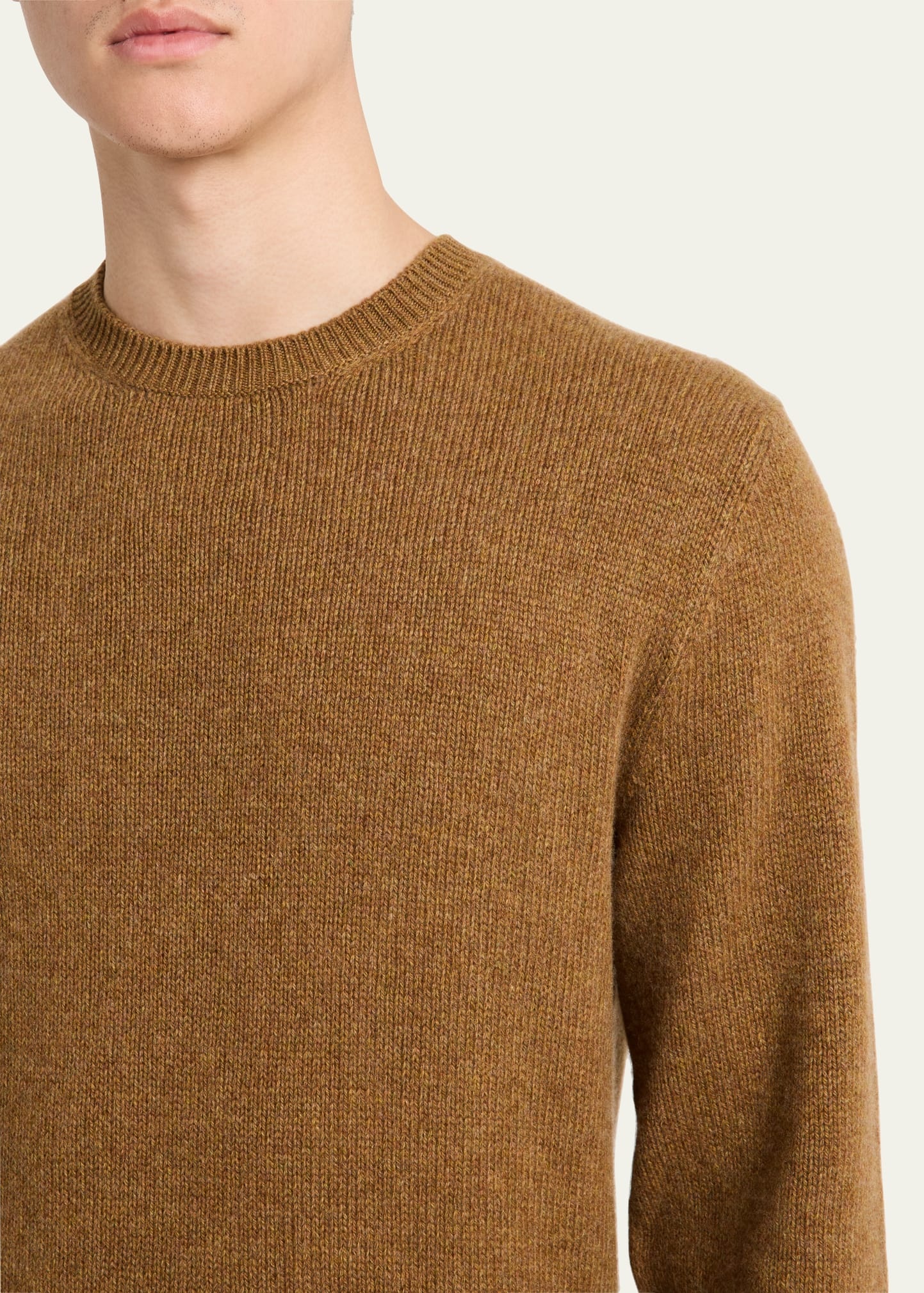 Men's Fobello Baby Cashmere Crewneck Sweater - 5