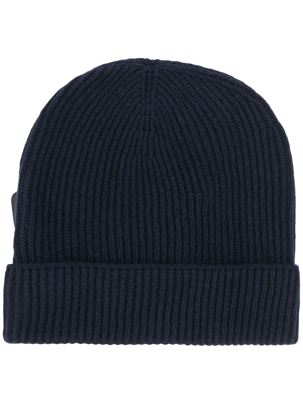 ribbed cashmere beanie - 1