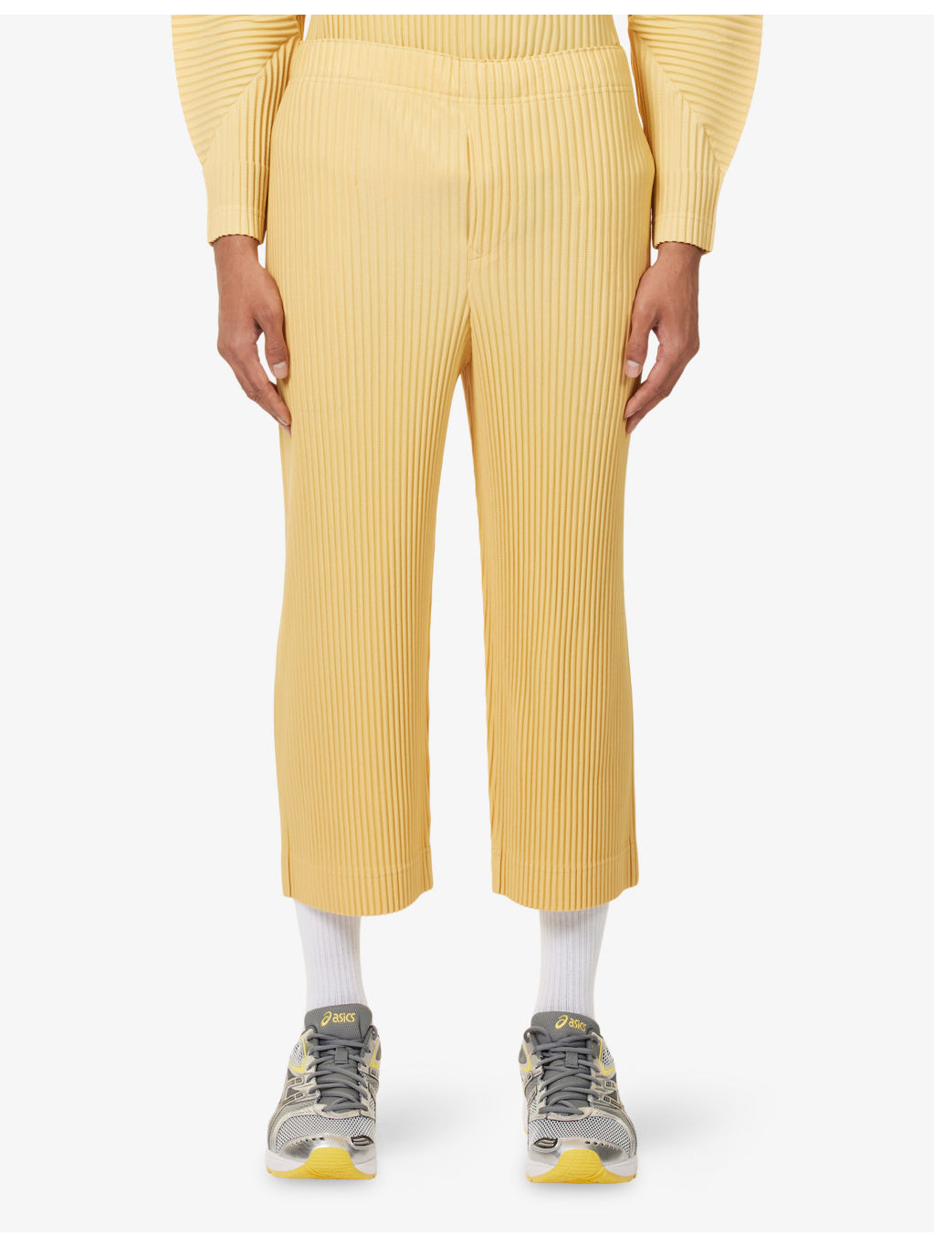Monthly Colors: August Drawstring Knitted Trousers - 3