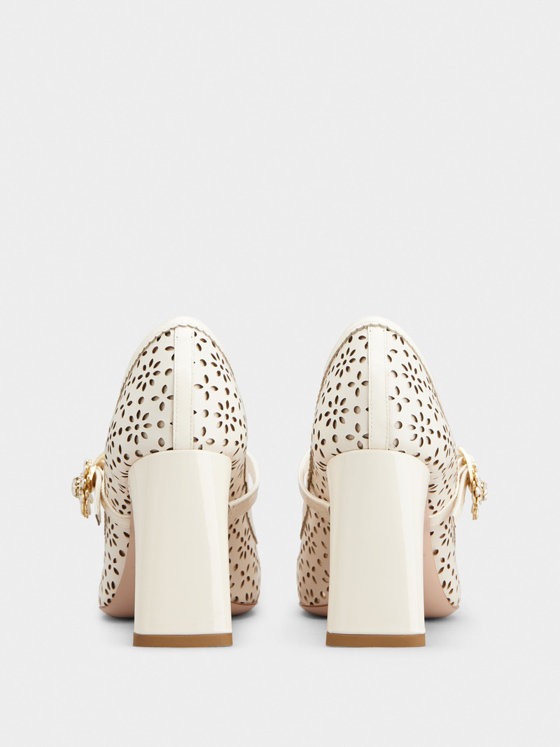 Très Vivier Mary Jane Pumps in leather 5