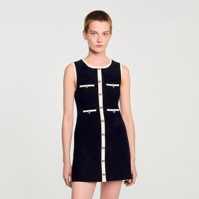MINI VELVET KNIT DRESS 5
