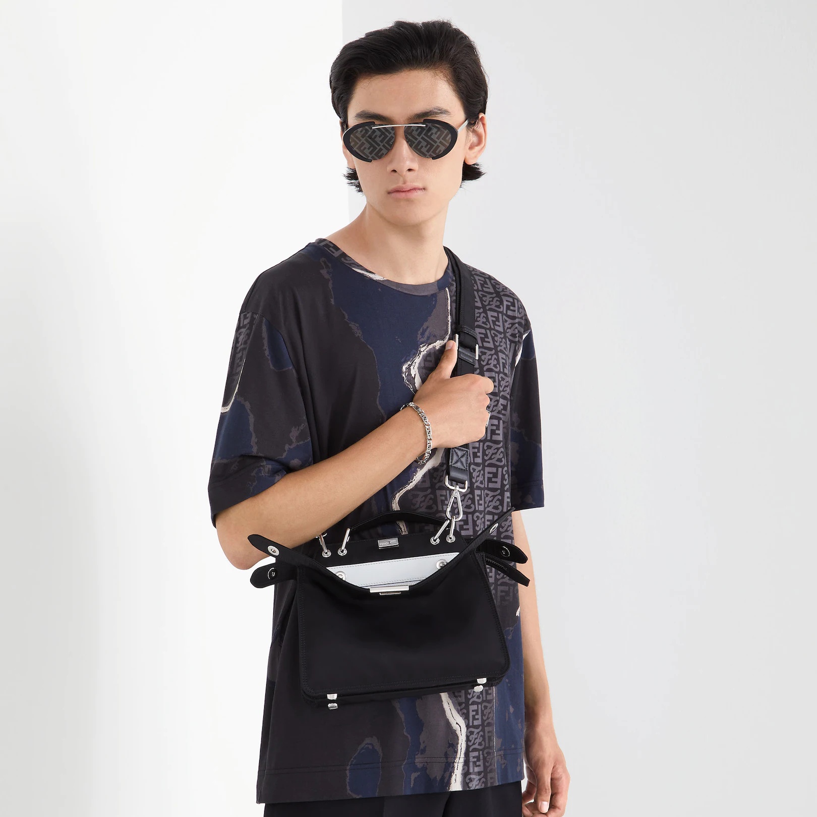 Black nylon bag - 7