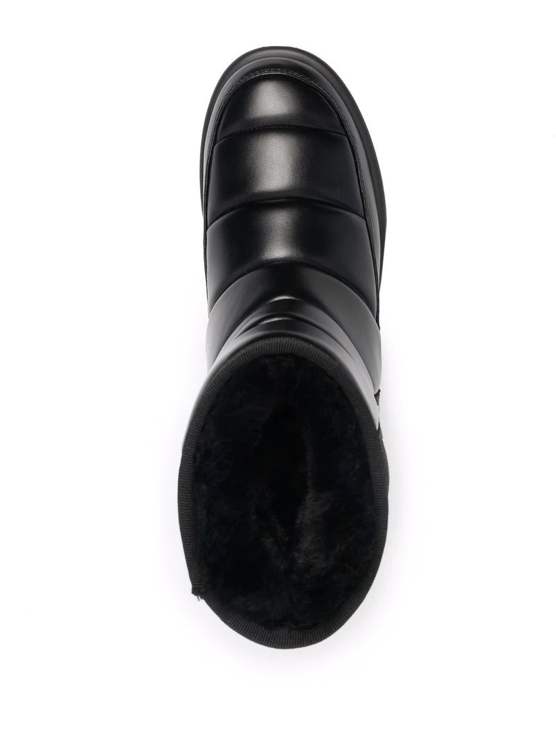 logo-print chunky boots 4