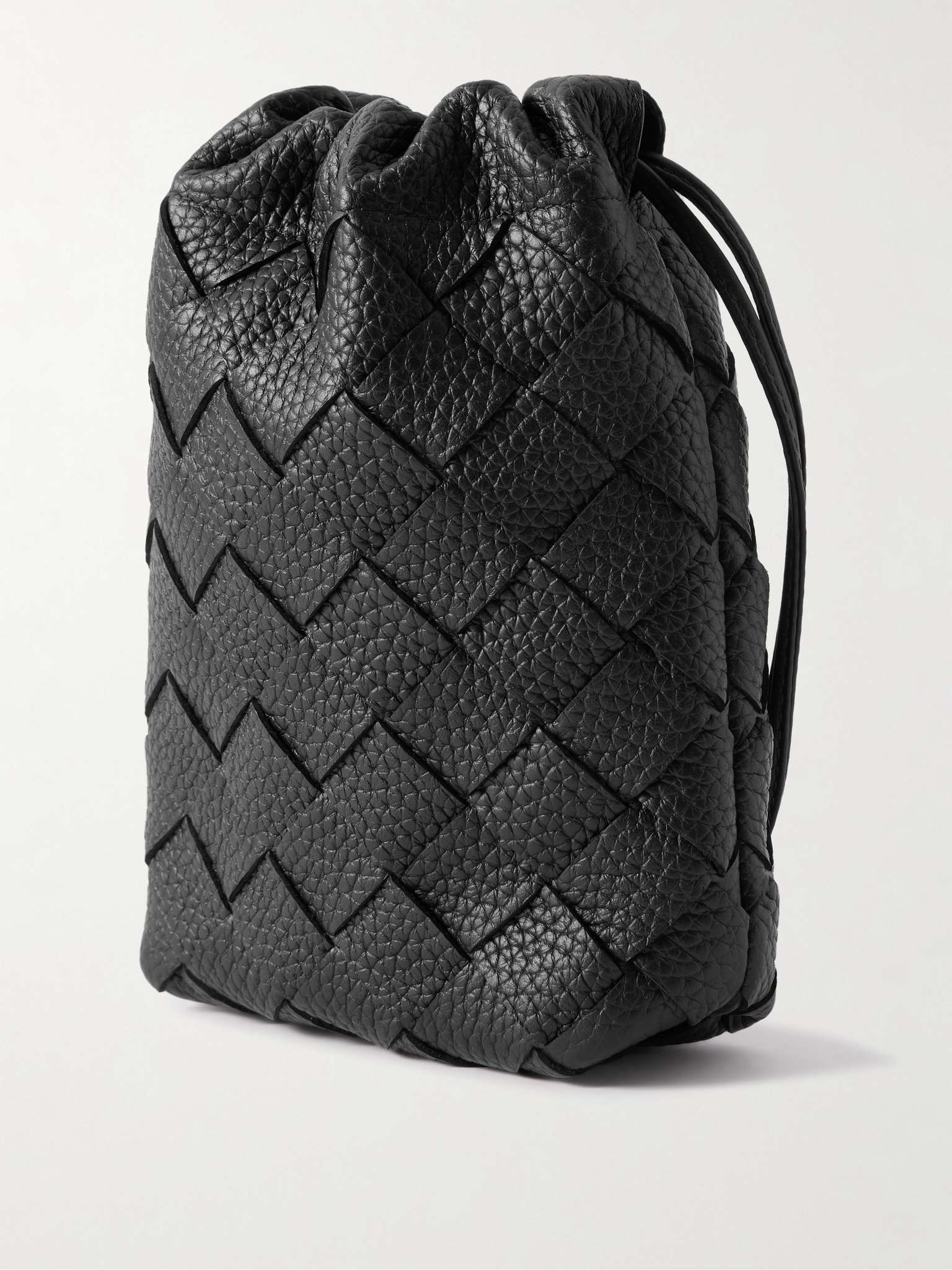 Intrecciato Full-Grain Leather Pouch - 3